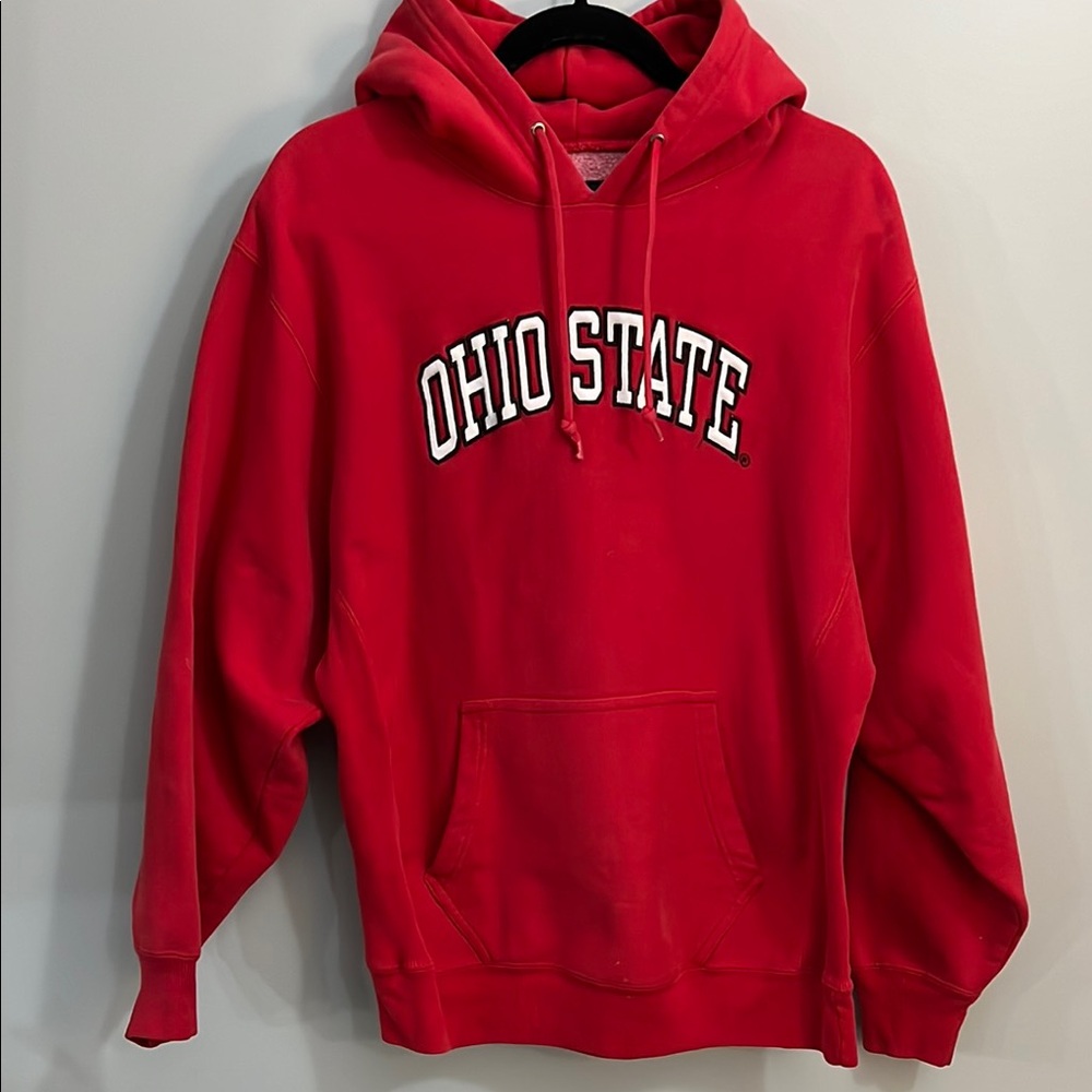 Vintage Ohio State Scarlet Red State University Hoodie